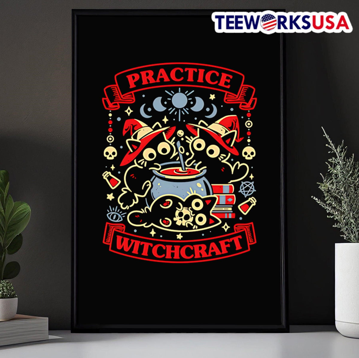 Practice Witchcraft - Adult & Kids T-Shirts, Sweatshirts & Hoodies apparel design preview 5