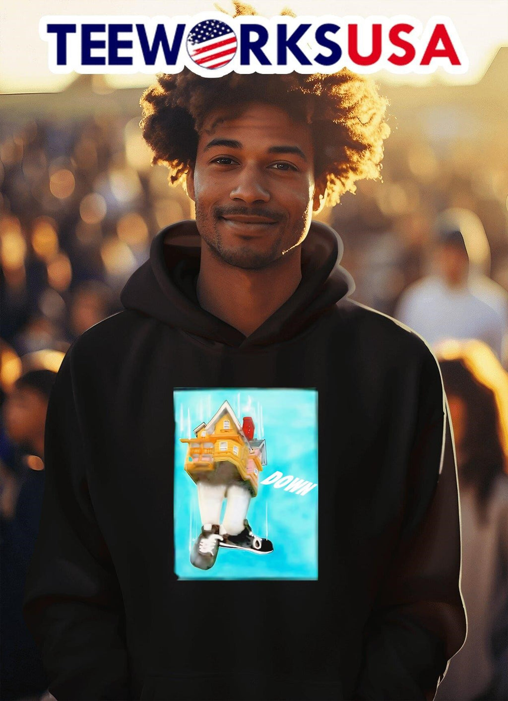 Gunthers Foos Gone Wild Down - Adult & Kids T-Shirts, Sweatshirts & Hoodies apparel design preview 2