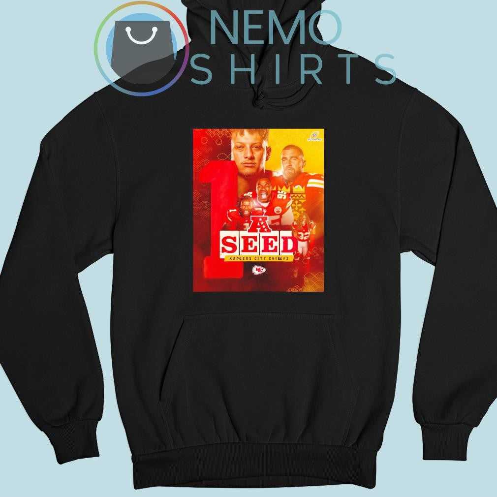 Kansas City Chiefs no 1 AFC Seed - Adult & Kids T-Shirts, Sweatshirts & Hoodies product image 2