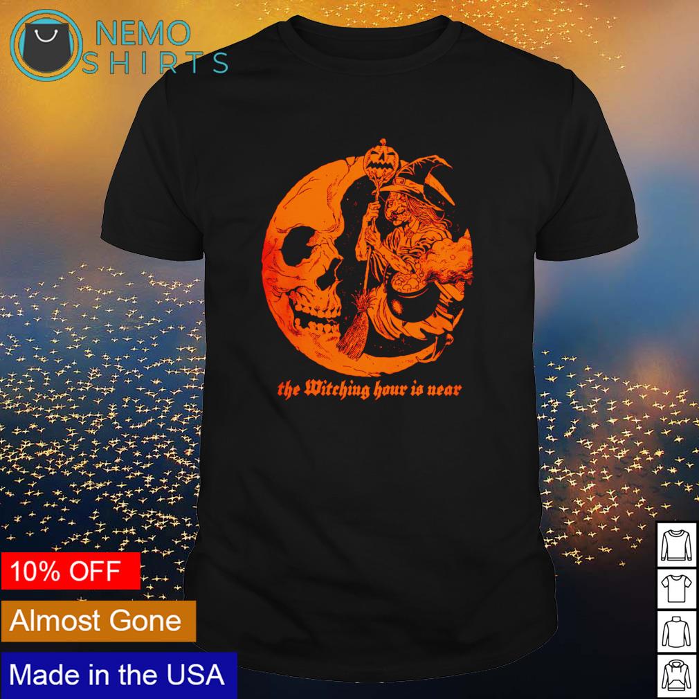 Witch the witching hour is near - Adult & Kids T-Shirts, Sweatshirts & Hoodies apparel design preview 1