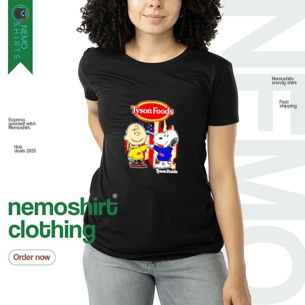 Tyson Foods Charlie Brown and Snoopy - Adult & Kids T-Shirts, Sweatshirts & Hoodies apparel design preview 3
