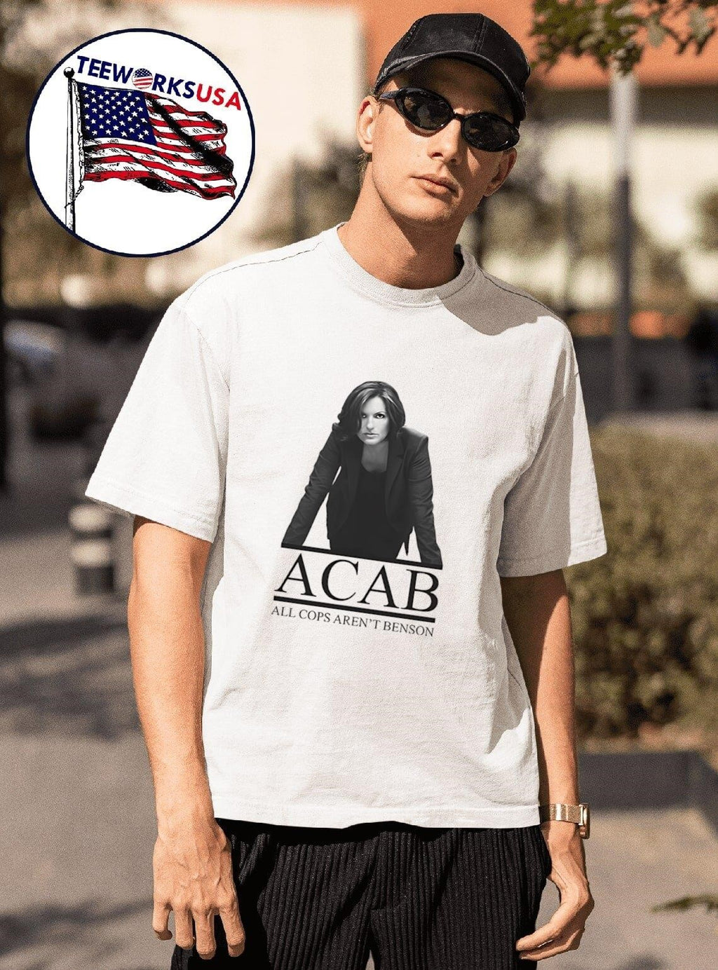 ACAB All Cops Aren't Benson - Adult & Kids T-Shirts, Sweatshirts & Hoodies apparel design preview 1