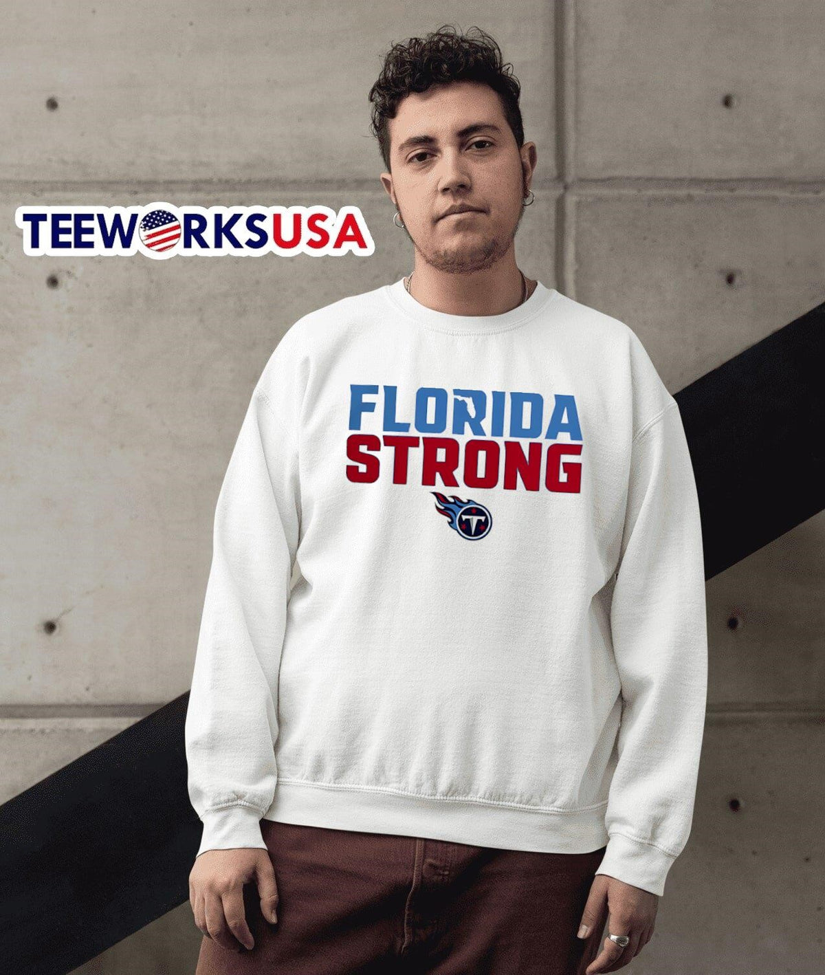 Tennessee Titans Florida Strong - Adult & Kids T-Shirts, Sweatshirts & Hoodies apparel design preview 3