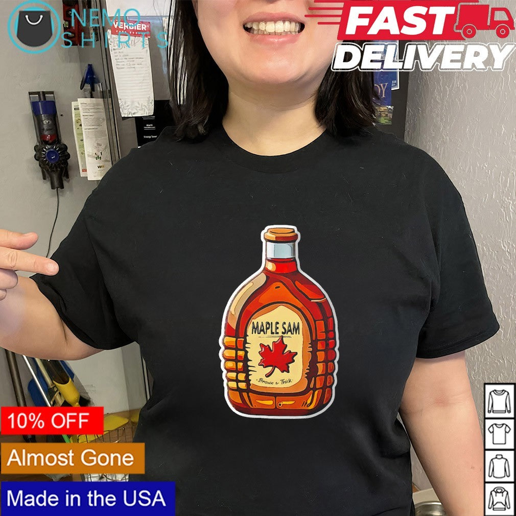 Maple Sam brown and trick - Adult & Kids T-Shirts, Sweatshirts & Hoodies apparel design preview 3
