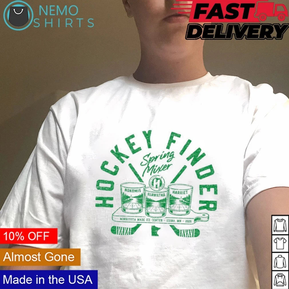 Hockey Finder 10th Annual Spring Mixer - Adult & Kids T-Shirts, Sweatshirts & Hoodies apparel design preview 5