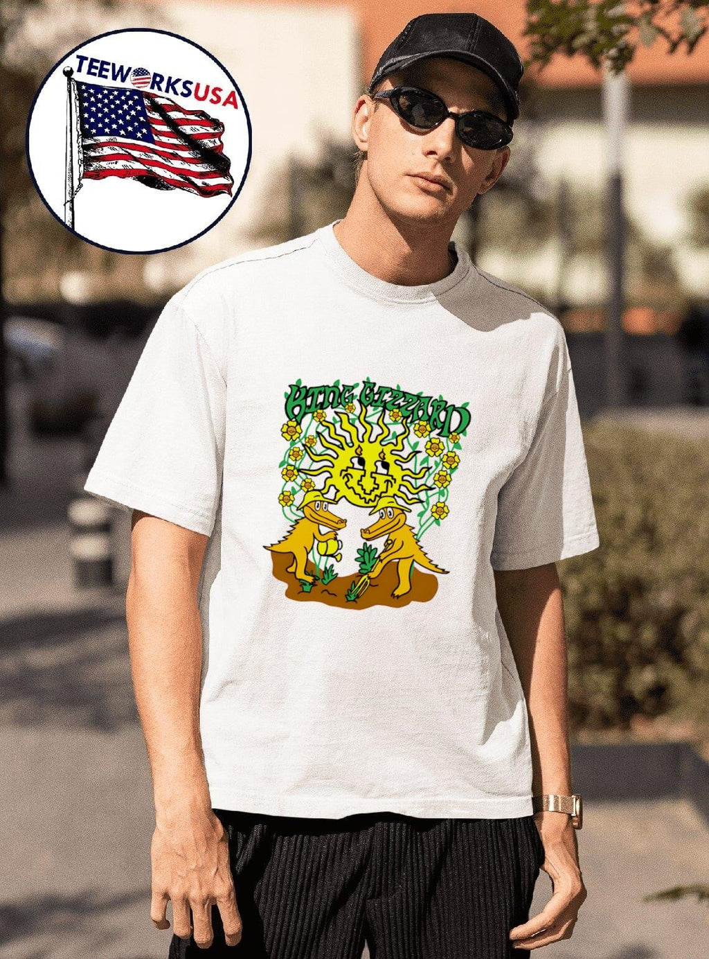 King Gizzard Garden Gator - Adult & Kids T-Shirts, Sweatshirts & Hoodies apparel design preview 1