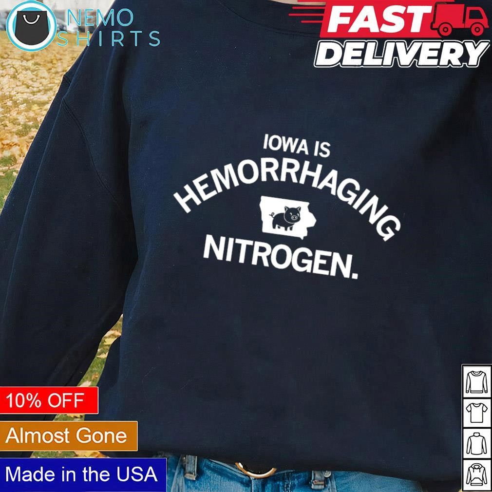 Iowa is Hemorrhaging Nitrogen - Adult & Kids T-Shirts, Sweatshirts & Hoodies apparel design preview 1