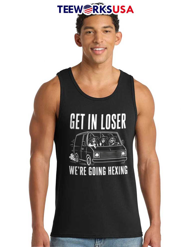 GET IN Loser WE ARE Going Hexing three witches - Adult & Kids T-Shirts, Sweatshirts & Hoodies apparel design preview 6