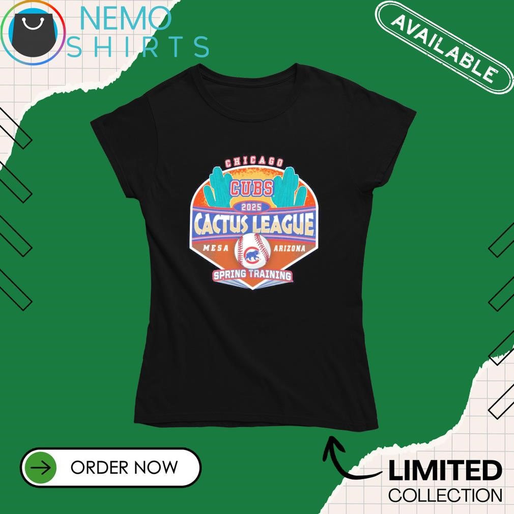 Chicago Cubs 2025 Spring Training Cactus League Mesa - Adult & Kids T-Shirts, Sweatshirts & Hoodies apparel design preview 4
