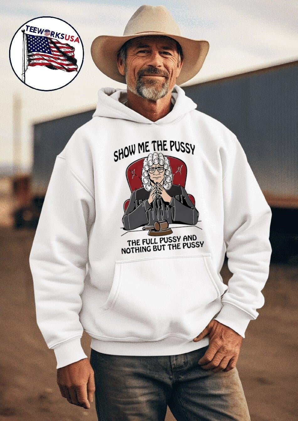 Show me the pussy full and nothing but - Adult & Kids T-Shirts, Sweatshirts & Hoodies apparel design preview 2