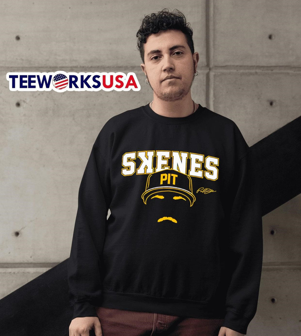 Pittsburgh Pirates Paul Skenes backwards K signature - Adult & Kids T-Shirts, Sweatshirts & Hoodies apparel design preview 3