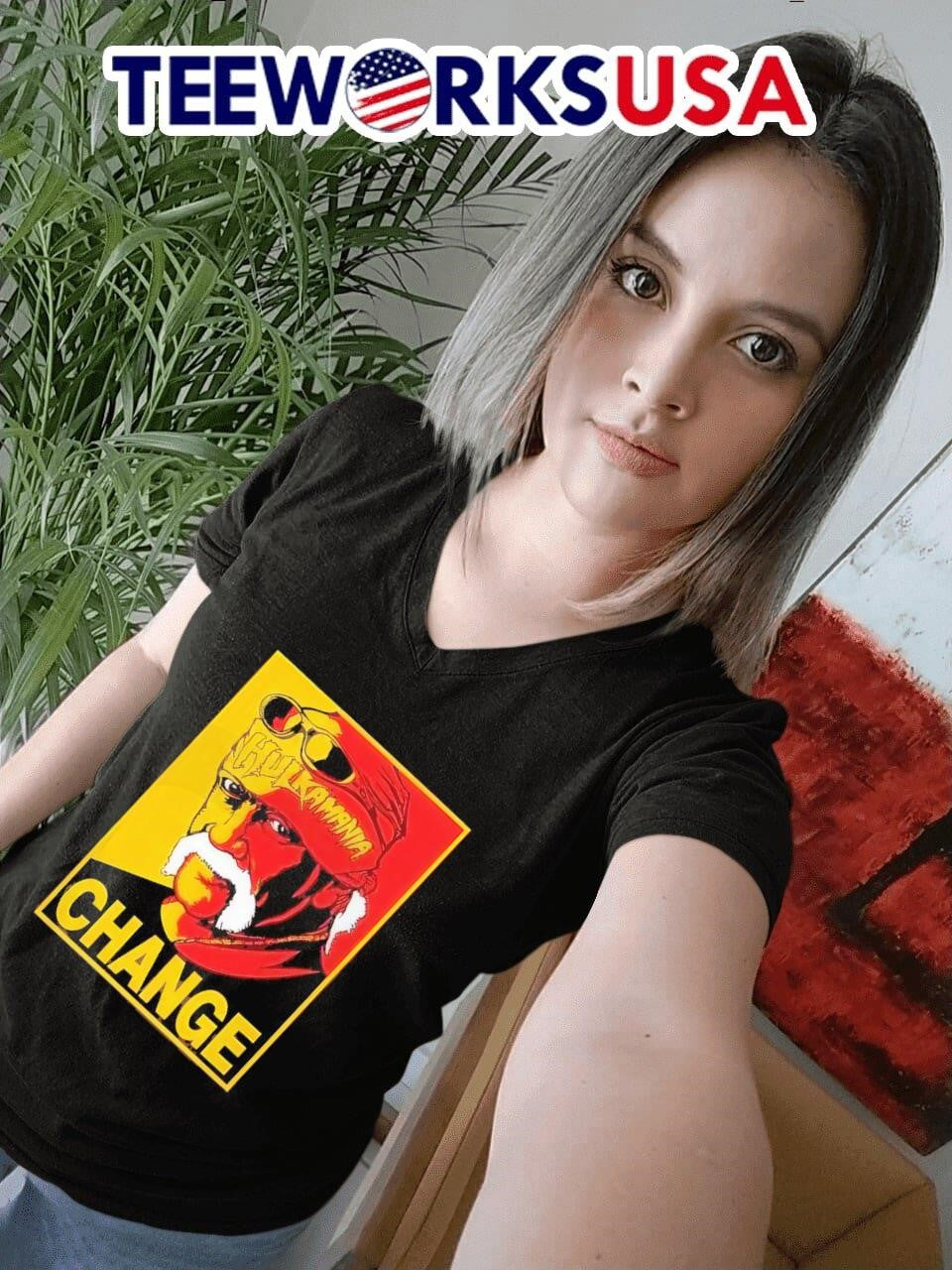 Hulk Hogan Hulkamania change - Adult & Kids T-Shirts, Sweatshirts & Hoodies apparel design preview 4