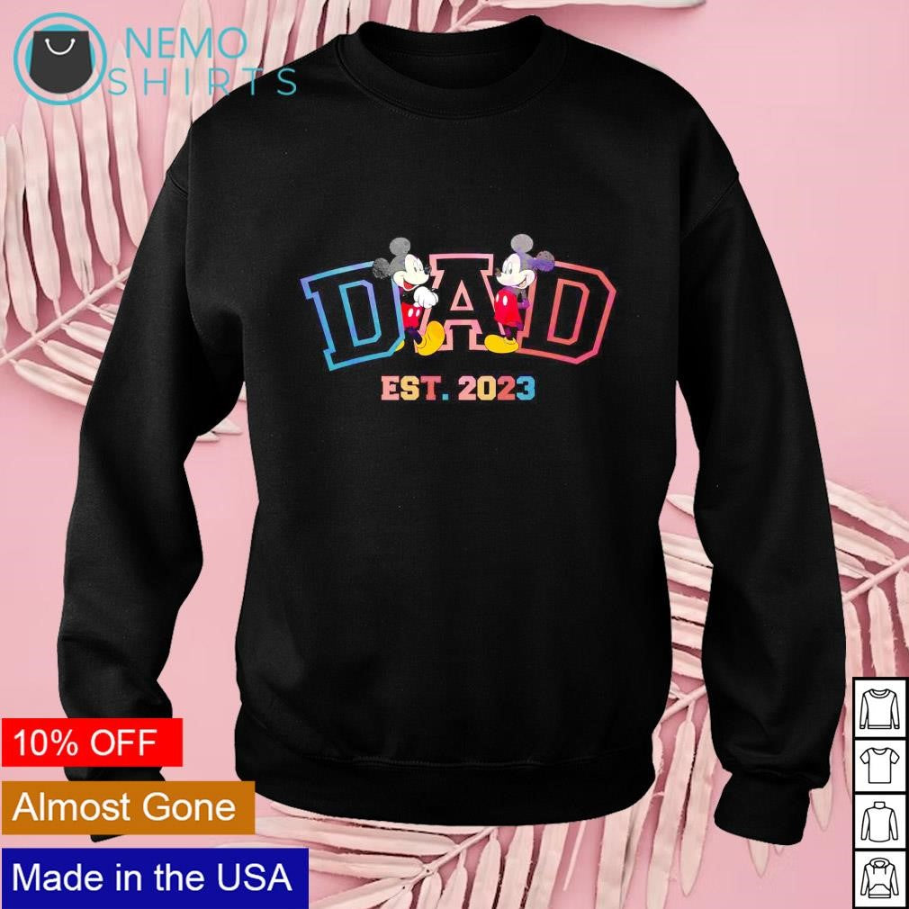 Dad est 2023 Mickey - Adult & Kids T-Shirts, Sweatshirts & Hoodies apparel design preview 3