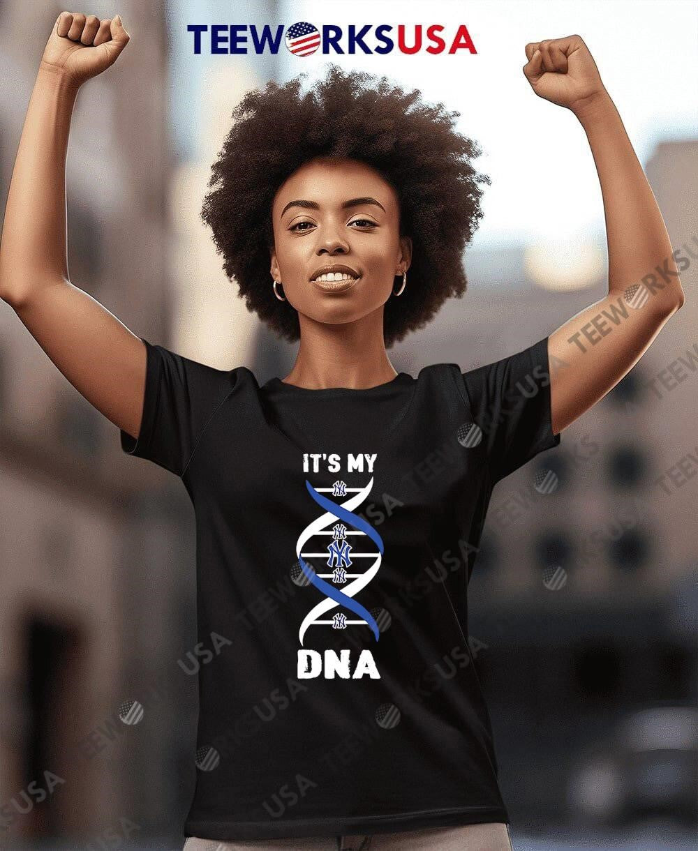 New York Yankees Baseball It's My DNA - Adult & Kids T-Shirts, Sweatshirts & Hoodies apparel design preview 8