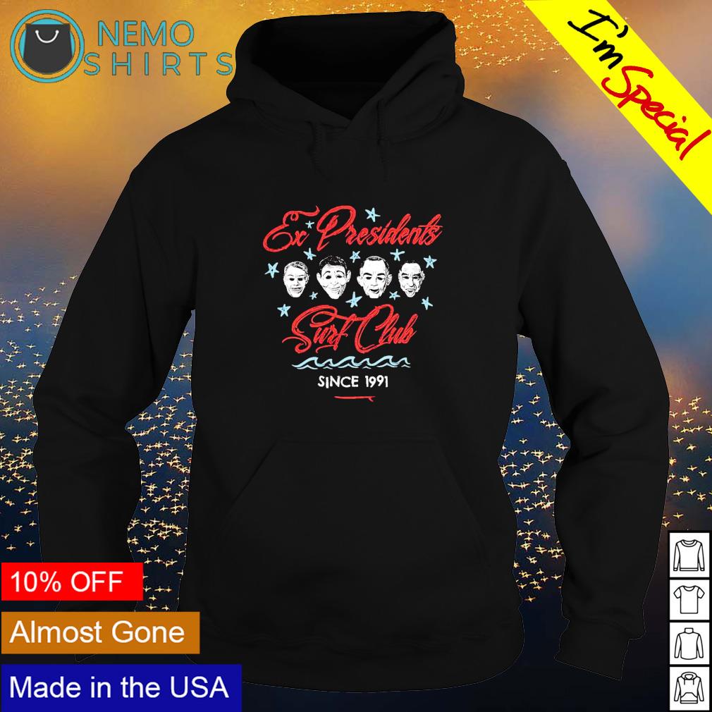 Ex Presidents Surf club since 1991 - Adult & Kids T-Shirts, Sweatshirts & Hoodies apparel design preview 2