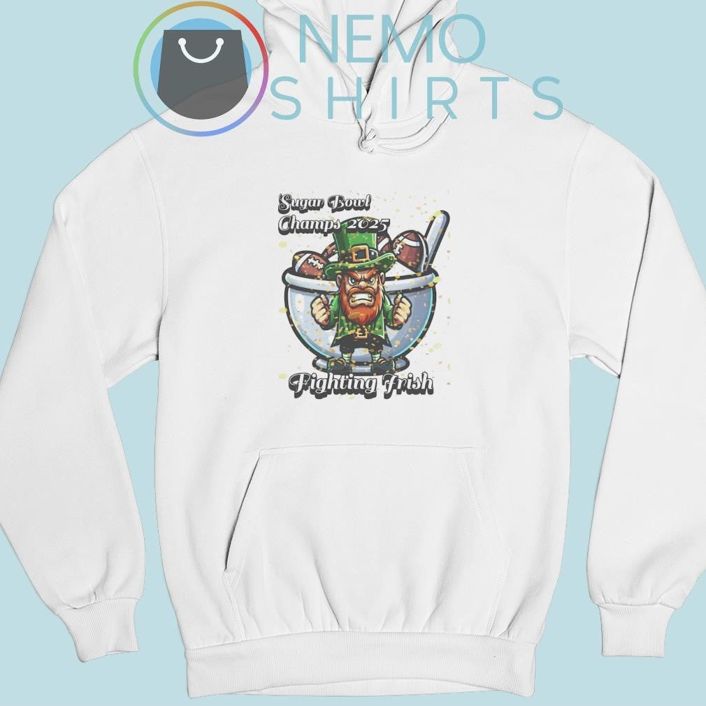 Sugar bowl champs 2025 Notre Dame Fighting Irish - Adult & Kids T-Shirts, Sweatshirts & Hoodies apparel design preview 2