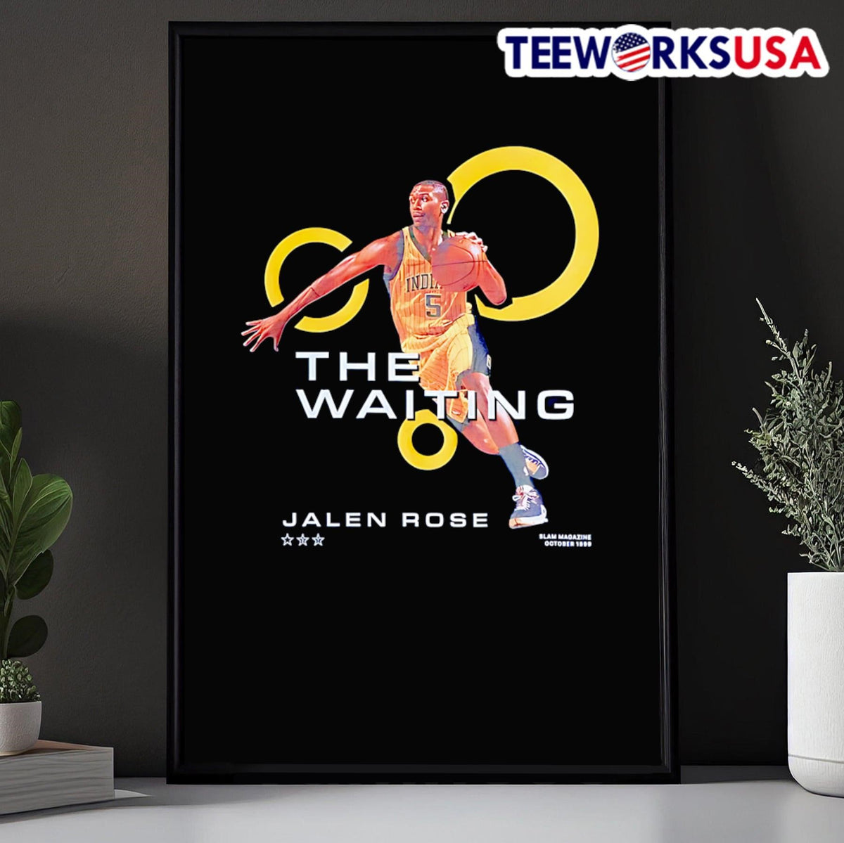 Slam Jalen Rose the waiting - Adult & Kids T-Shirts, Sweatshirts & Hoodies apparel design preview 5