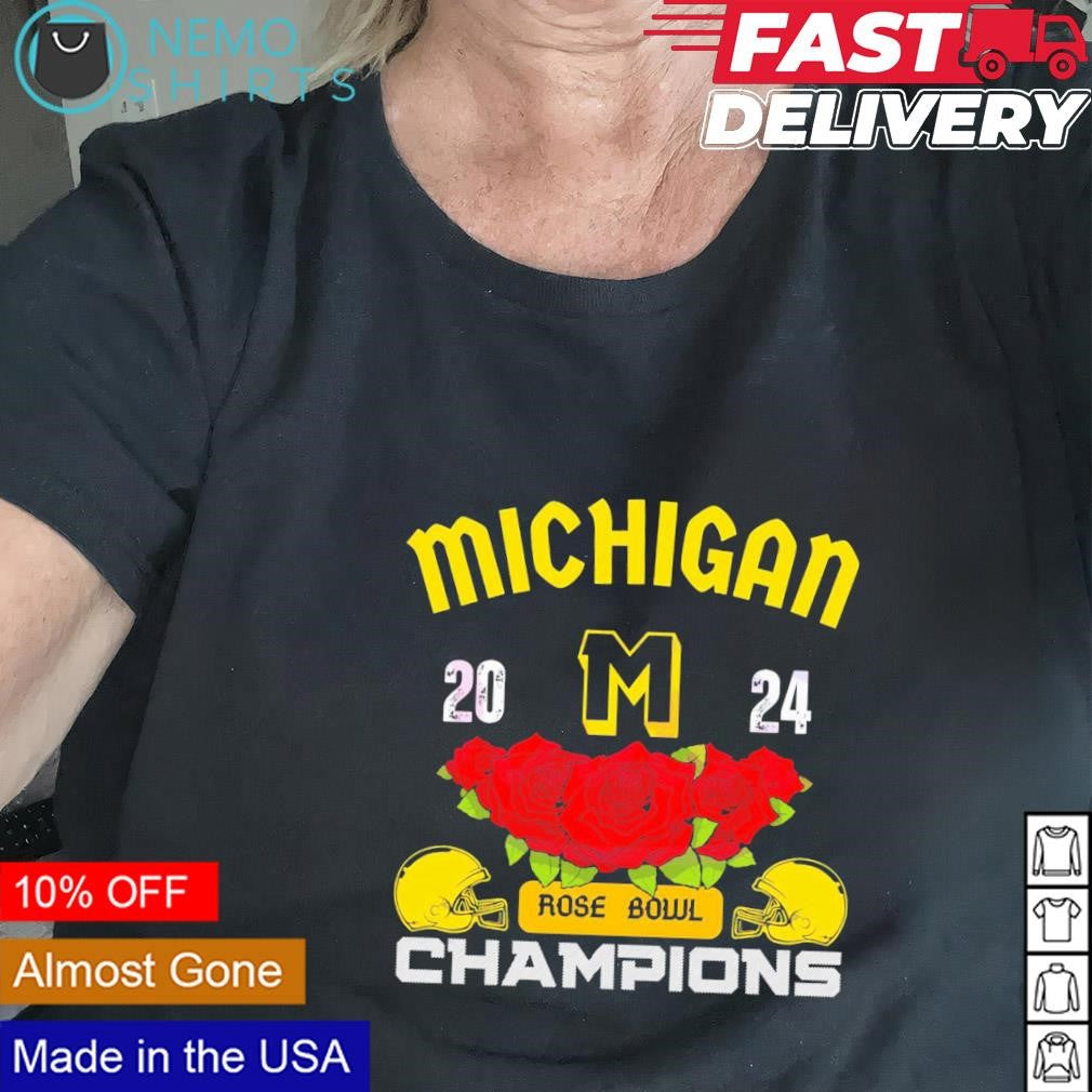 Michigan 2024 Rose Bowl champions - Adult & Kids T-Shirts, Sweatshirts & Hoodies apparel design preview 2