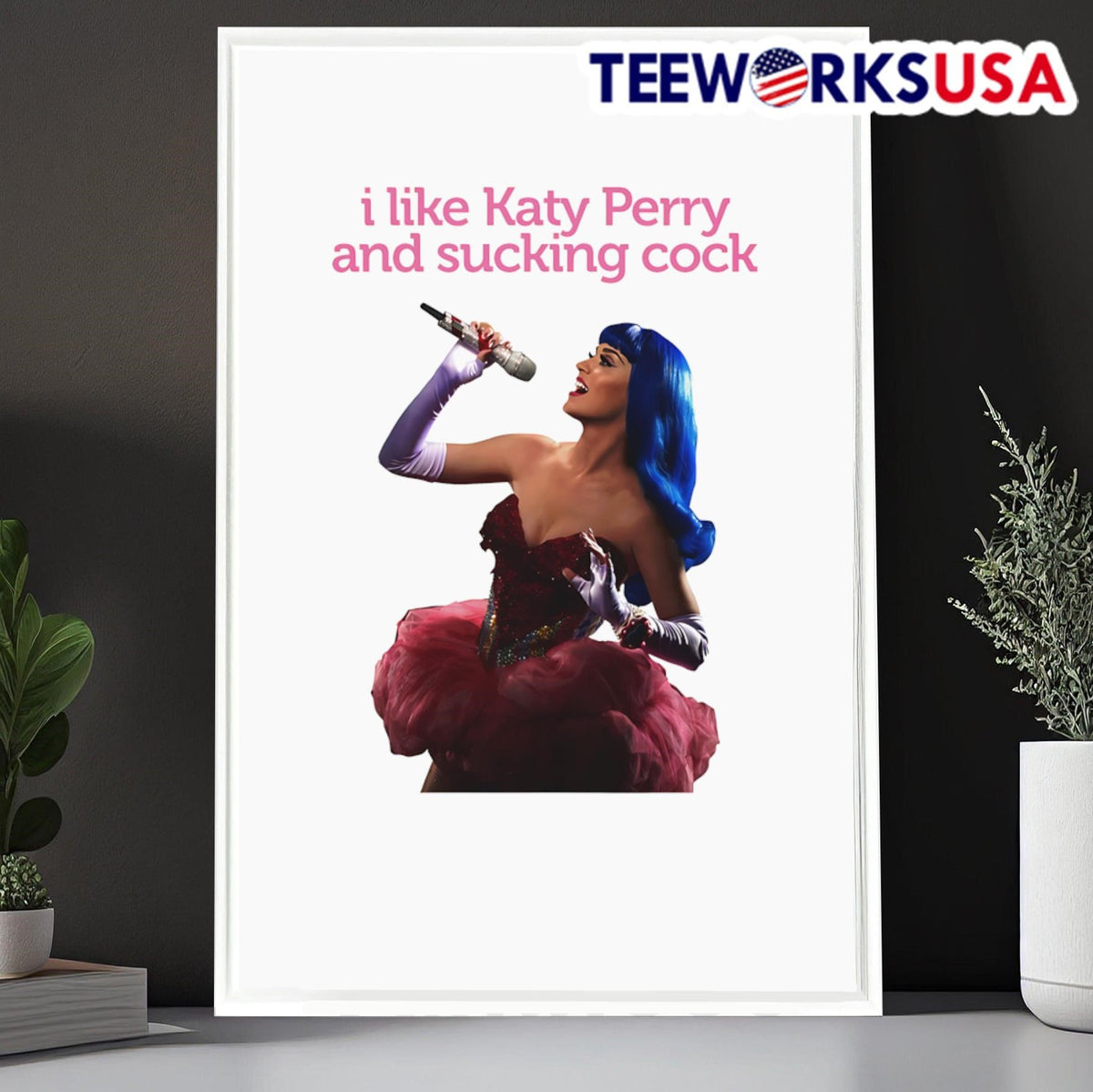 I Like Katy Perry and Sucking Cock - Adult & Kids T-Shirts, Sweatshirts & Hoodies apparel design preview 6
