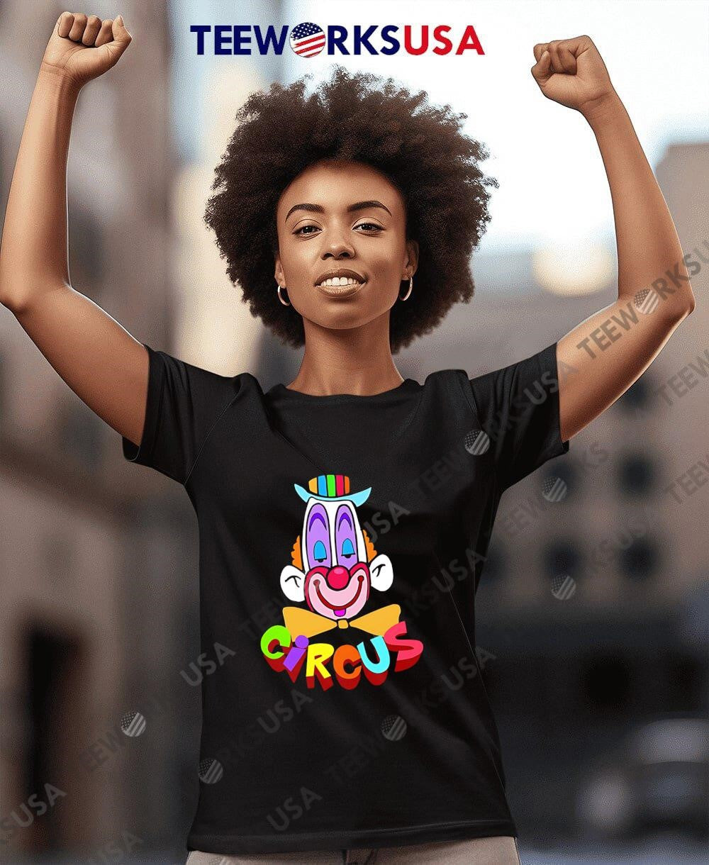 Funny Clown Circus Face - Adult & Kids T-Shirts, Sweatshirts & Hoodies apparel design preview 7