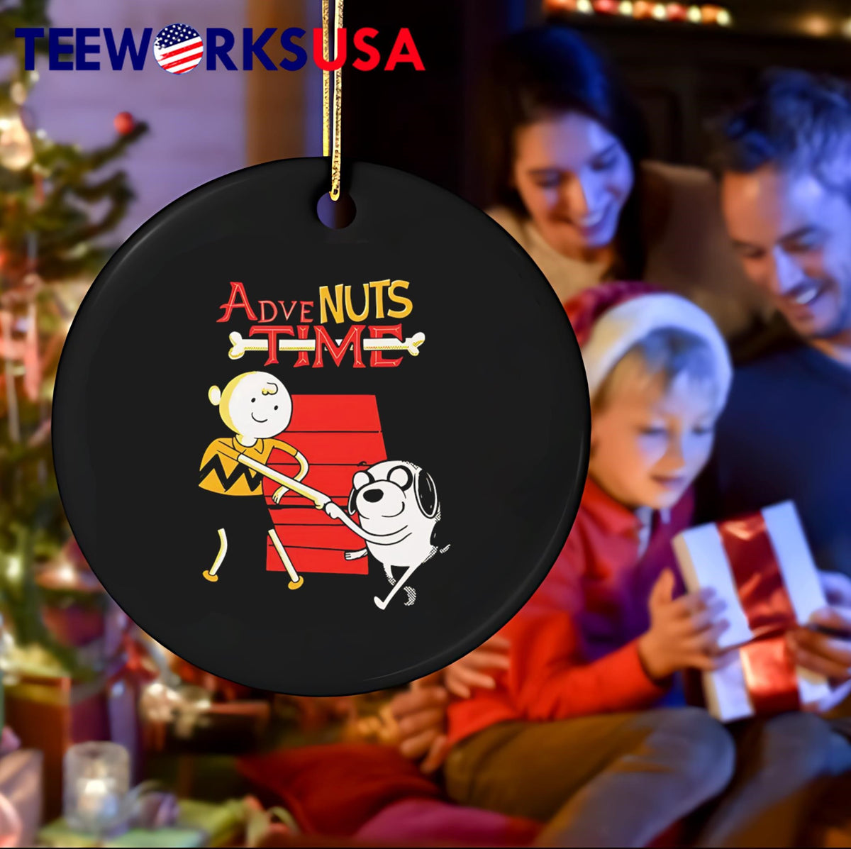 Adve-Nuts Time - Adult & Kids T-Shirts, Sweatshirts & Hoodies apparel design preview 4
