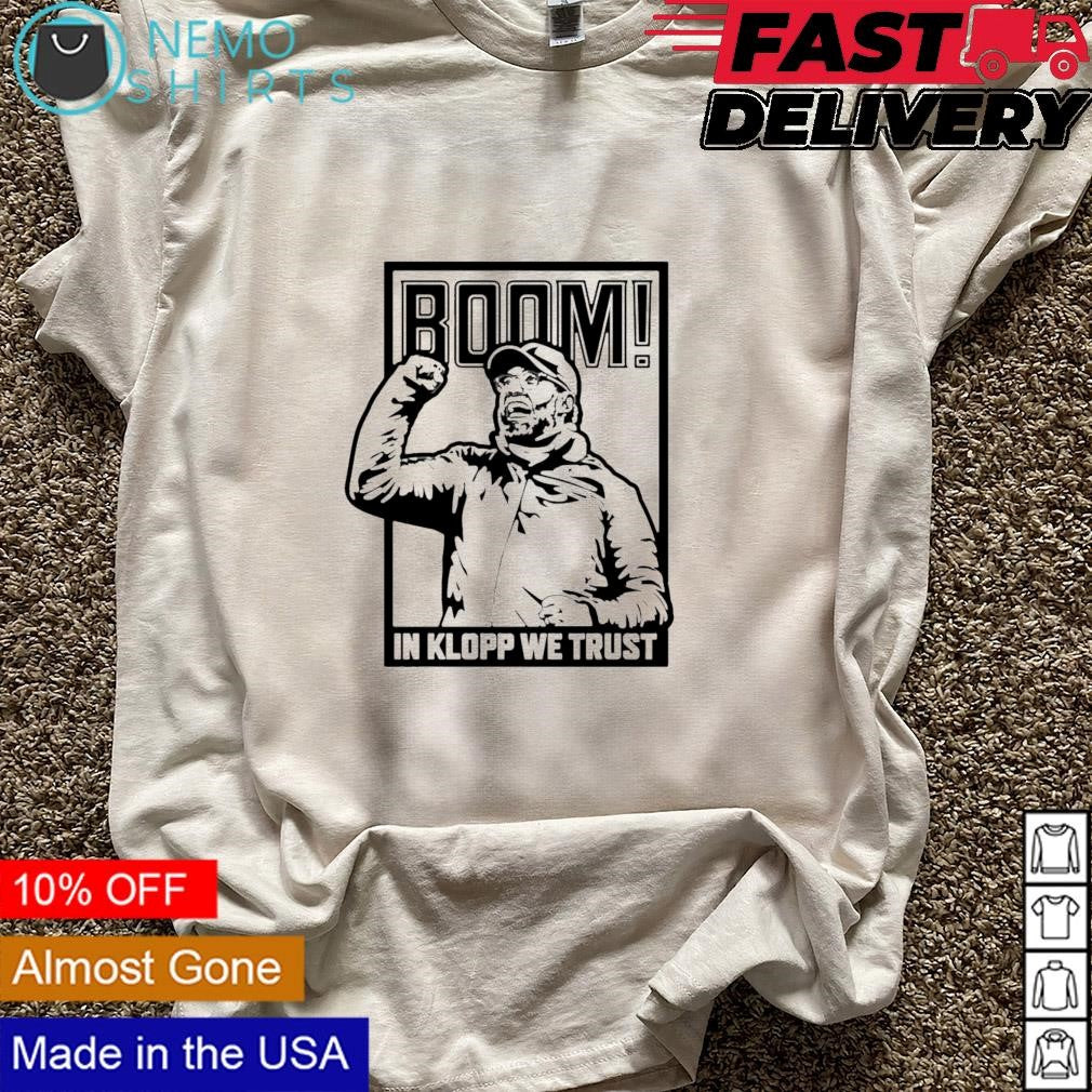 Boom in Klopp we trust - Adult & Kids T-Shirts, Sweatshirts & Hoodies apparel design preview 5