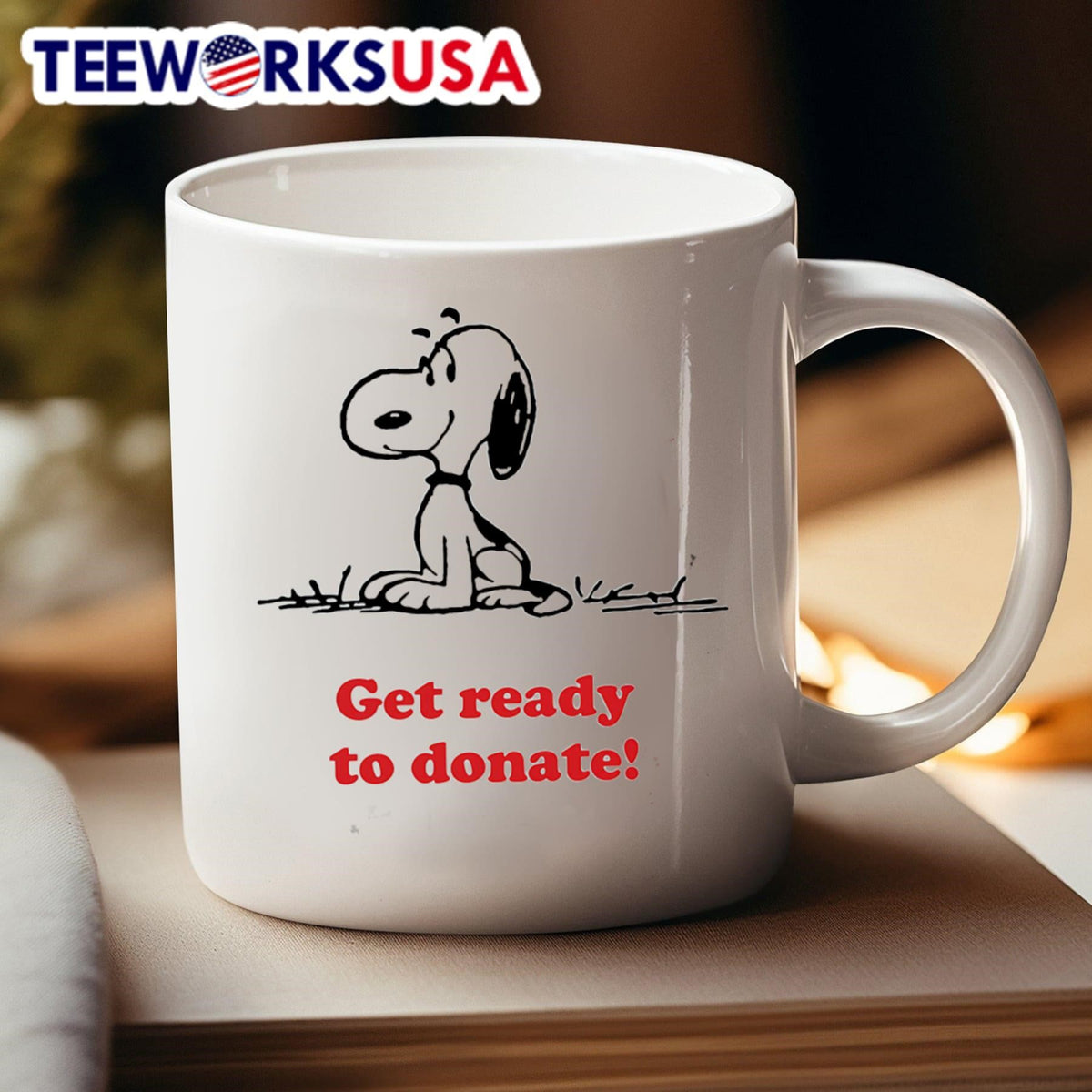Peanuts x American Red Cross get ready to donate - Adult & Kids T-Shirts, Sweatshirts & Hoodies apparel design preview 4
