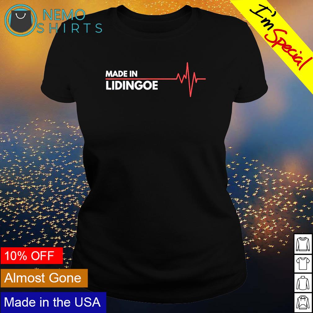 Made in Lidingoe heartbeat - Adult & Kids T-Shirts, Sweatshirts & Hoodies apparel design preview 3