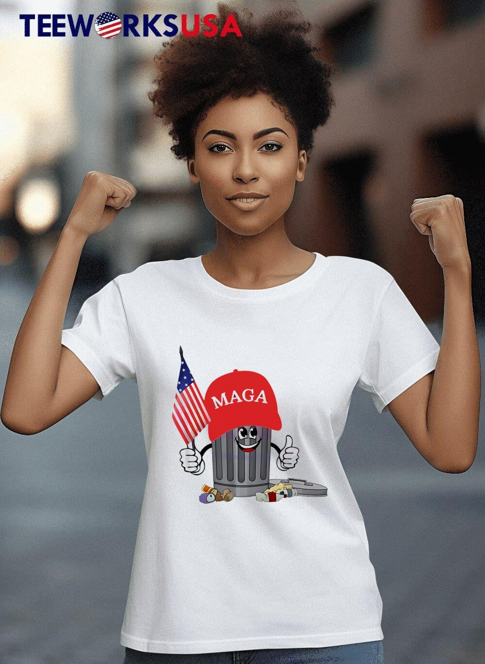 Trump Trash Cartoon Maga funny - Adult & Kids T-Shirts, Sweatshirts & Hoodies apparel design preview 4