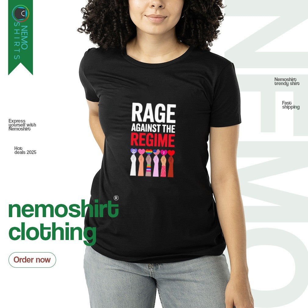 Rage against the regime LGBT pride - Adult & Kids T-Shirts, Sweatshirts & Hoodies apparel design preview 3