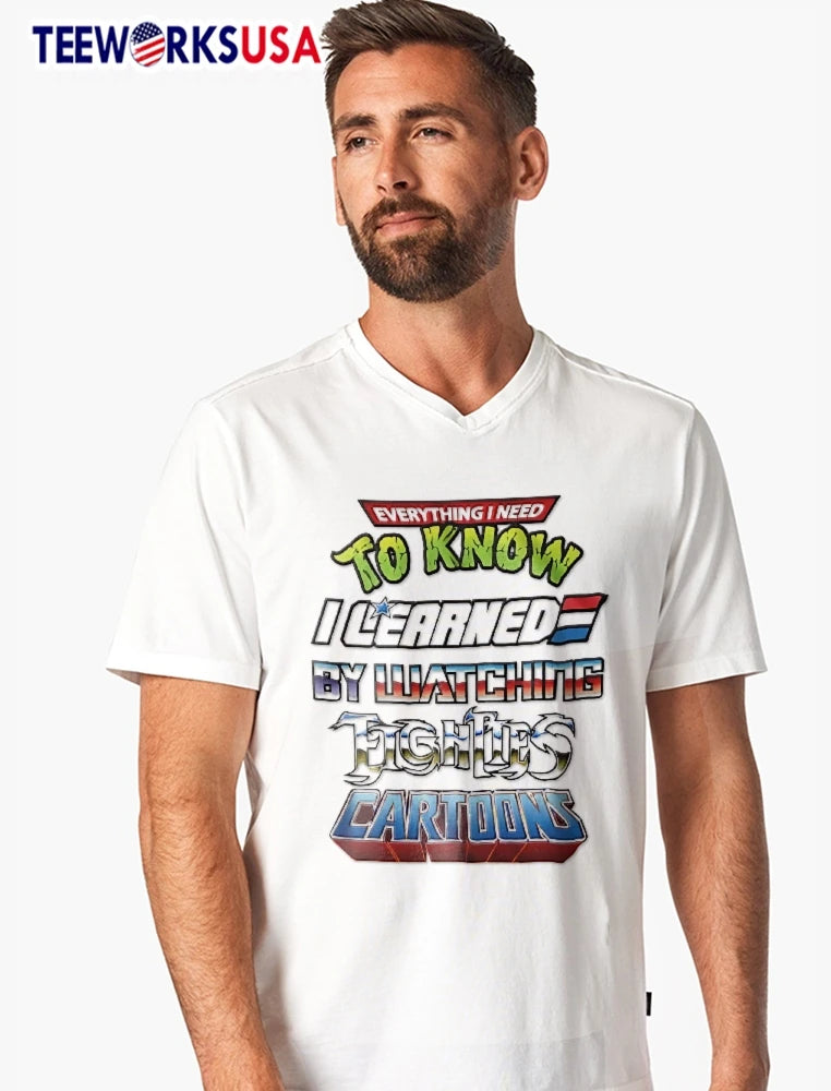 Everything I Need To Know Learned By Watching - Adult & Kids T-Shirts, Sweatshirts & Hoodies apparel design preview 7