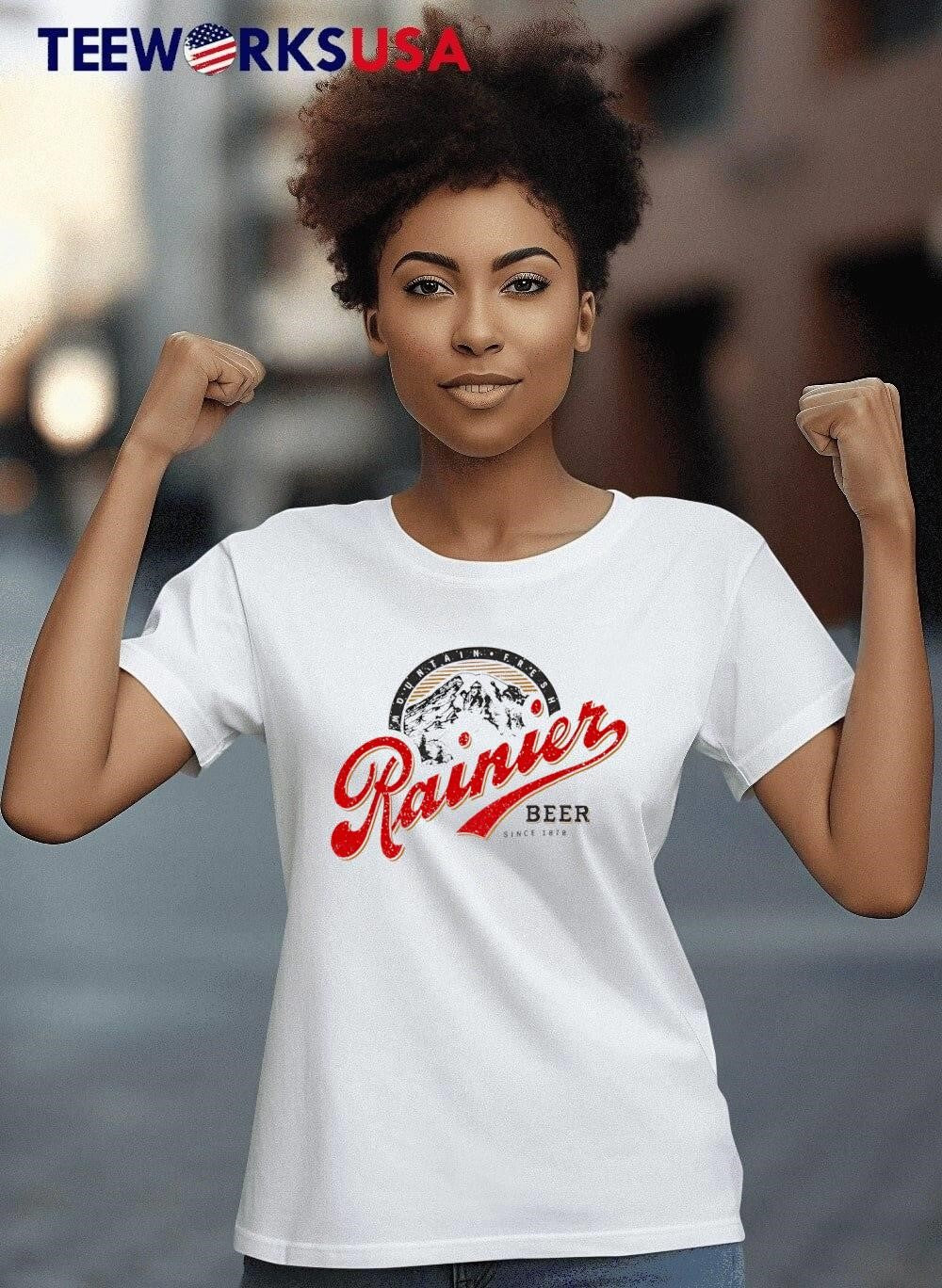 Since 1878 Mountain Fresh Rainier Beer - Adult & Kids T-Shirts, Sweatshirts & Hoodies apparel design preview 6
