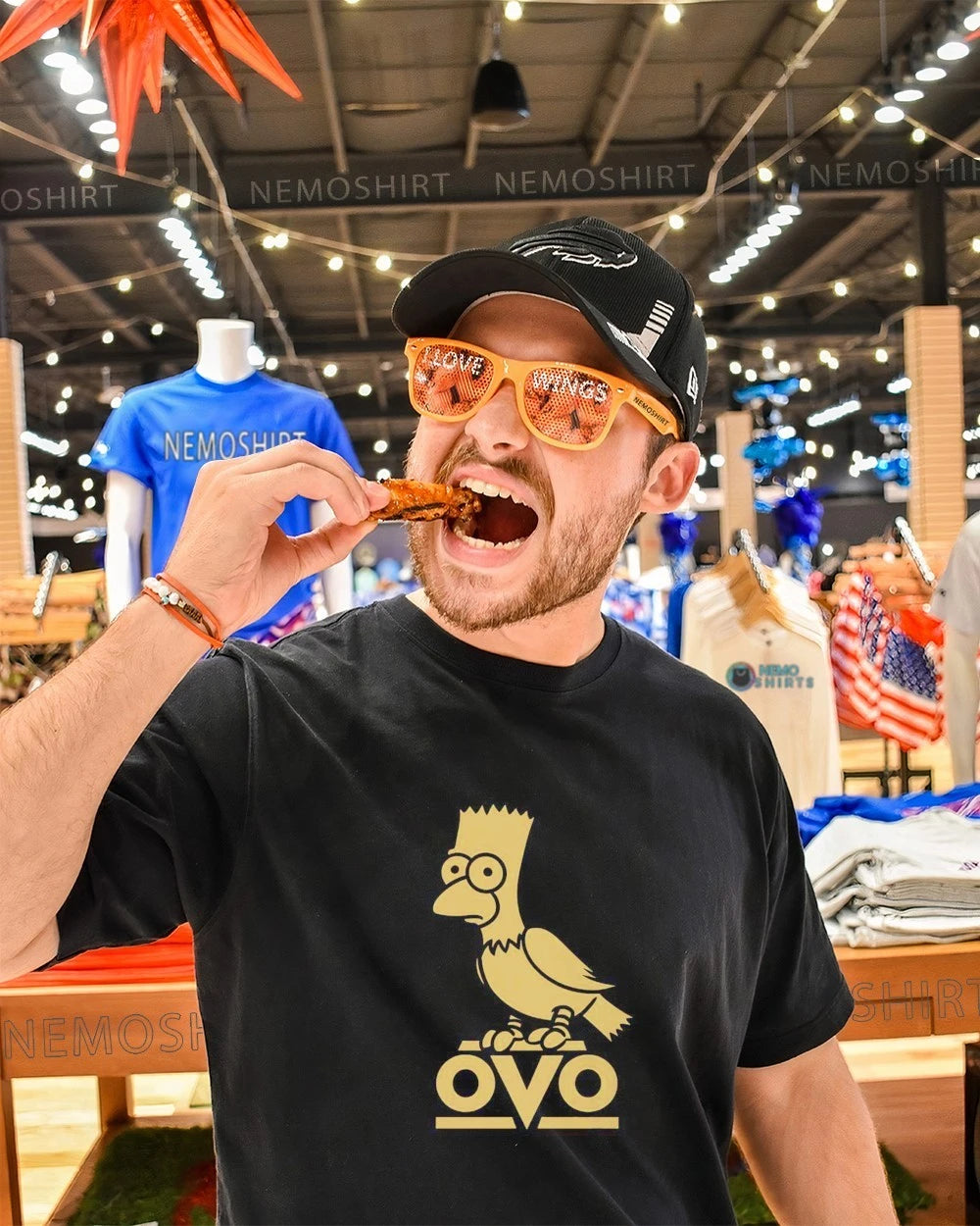 Bart Simpson OVO Owl Logo The Simpsons Drake - Adult & Kids T-Shirts, Sweatshirts & Hoodies apparel design preview 1