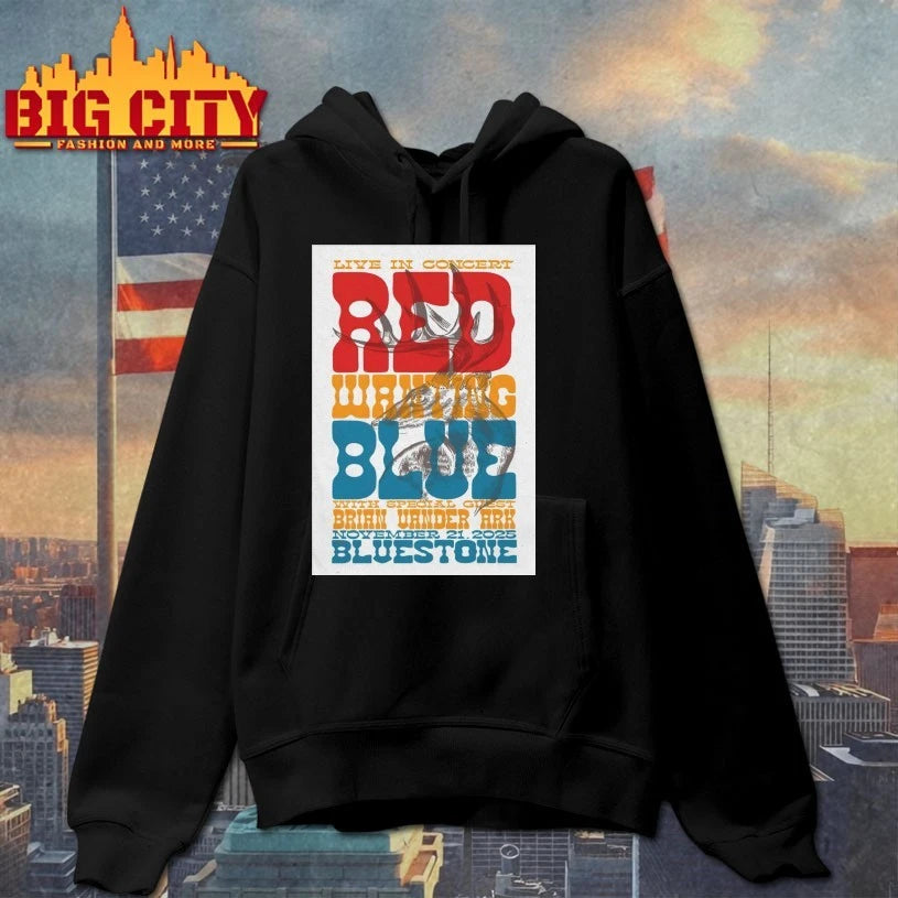 Red Wanting Blue In Columbus OH On Nov 21 2025 Poster - Adult & Kids T-Shirts, Sweatshirts & Hoodies apparel design preview 2