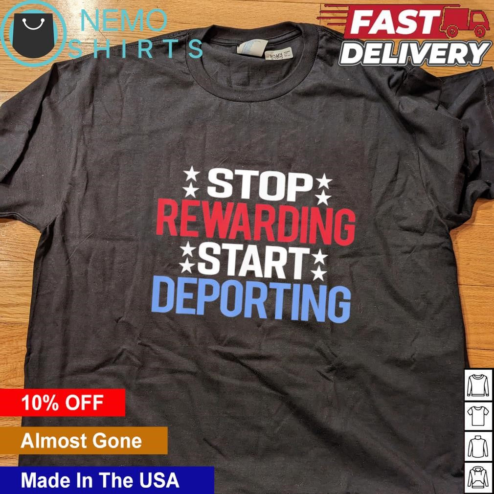 Stop rewarding start deporting - Adult & Kids T-Shirts, Sweatshirts & Hoodies apparel design preview 4