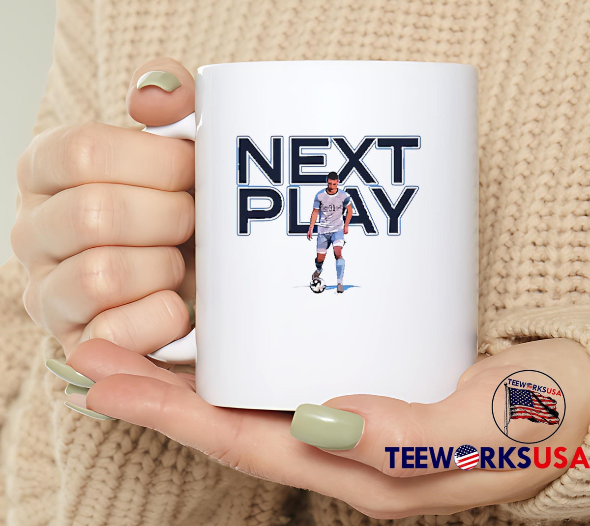 Next play soccer - Adult & Kids T-Shirts, Sweatshirts & Hoodies apparel design preview 6