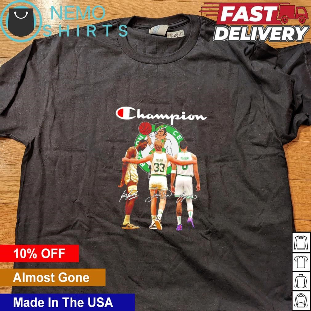 Champions Boston Celtics Bill Russell Larry Bird and - Adult & Kids T-Shirts, Sweatshirts & Hoodies apparel design preview 5