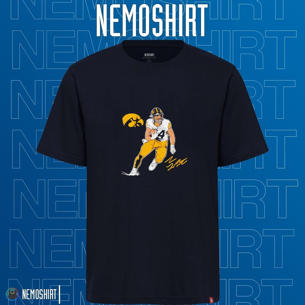 Sam LaPorta Iowa Hawkeyes superstar pose signature - Adult & Kids T-Shirts, Sweatshirts & Hoodies apparel design preview 1