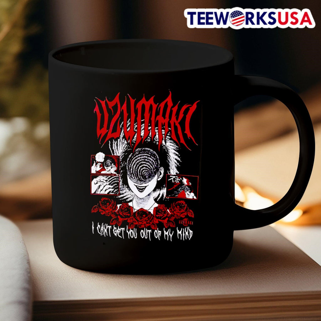 Junji Ito Uzumaki out of my mind - Adult & Kids T-Shirts, Sweatshirts & Hoodies apparel design preview 3