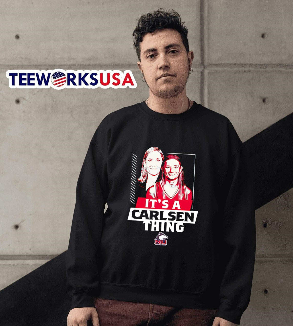 NIU Huskies it's a Carlsen thing - Adult & Kids T-Shirts, Sweatshirts & Hoodies apparel design preview 6