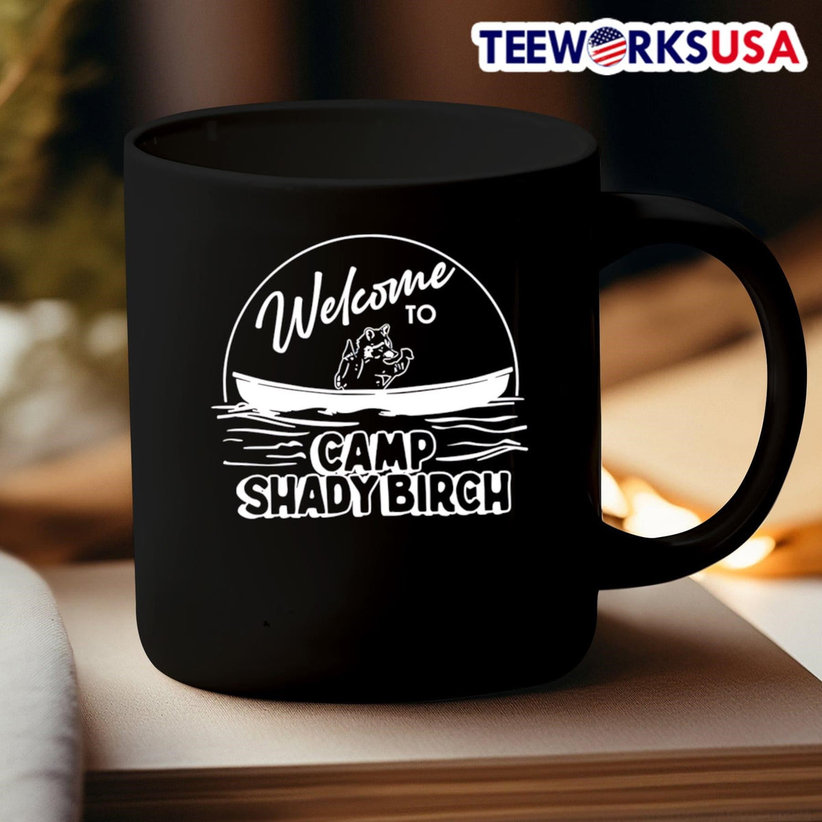 Camp Shady Birch - Adult & Kids T-Shirts, Sweatshirts & Hoodies apparel design preview 3