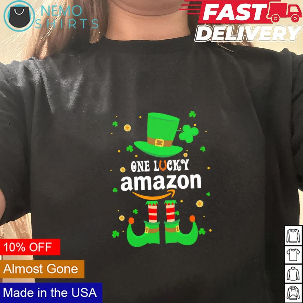 The Elf one lucky Amazon St. Patrick's day - Adult & Kids T-Shirts, Sweatshirts & Hoodies apparel design preview 3
