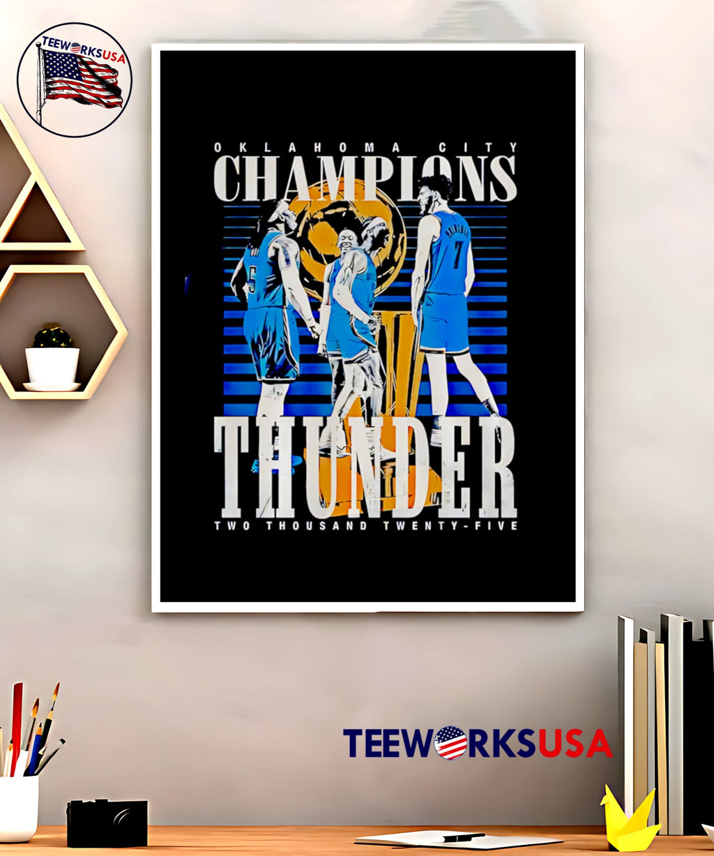Oklahoma City Champions Thunder Two Thousand - Adult & Kids T-Shirts, Sweatshirts & Hoodies apparel design preview 5