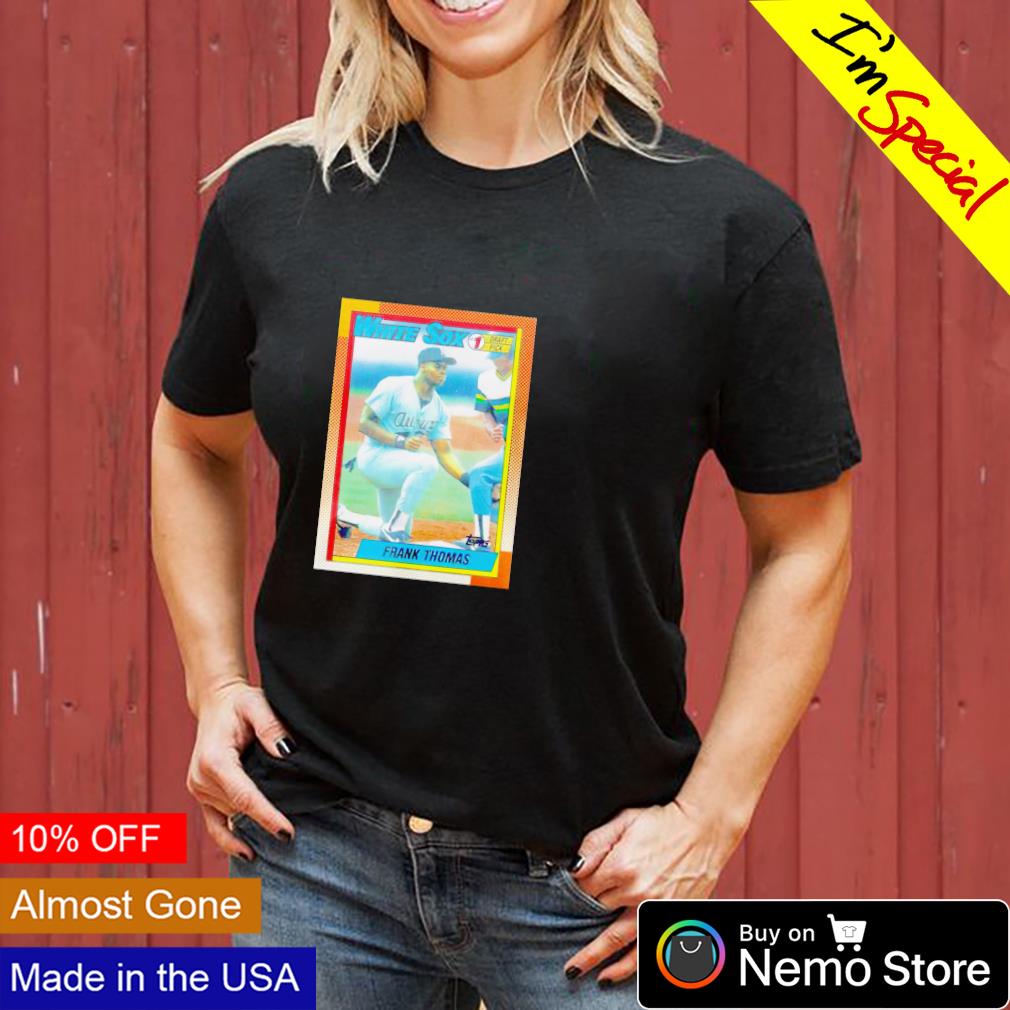 White Sox Frank Thomas Rookie 1990 baseball card - Adult & Kids T-Shirts, Sweatshirts & Hoodies apparel design preview 3