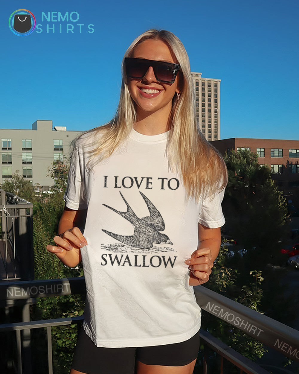 I love to swallow - Adult & Kids T-Shirts, Sweatshirts & Hoodies apparel design preview 6