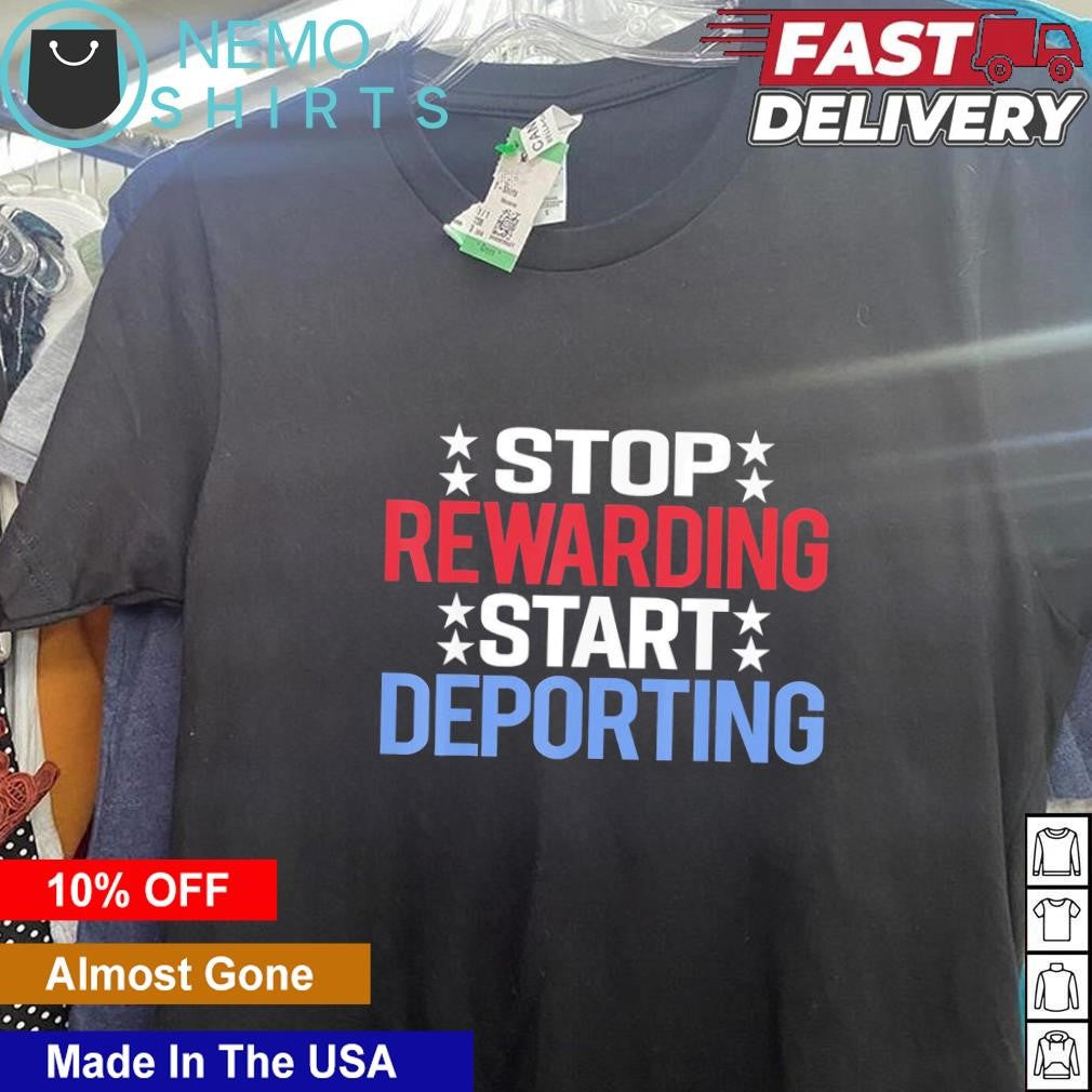 Stop rewarding start deporting - Adult & Kids T-Shirts, Sweatshirts & Hoodies apparel design preview 5