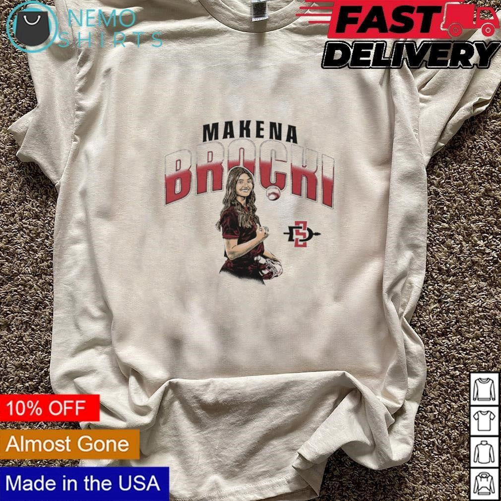 Makena Brocki SDSU softball cartoon - Adult & Kids T-Shirts, Sweatshirts & Hoodies product image 3
