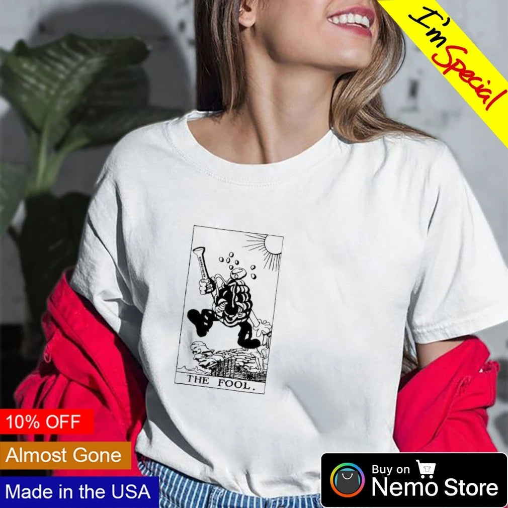 The Fool Hand Grenade Tarot Card Surreal - Adult & Kids T-Shirts, Sweatshirts & Hoodies apparel design preview 2
