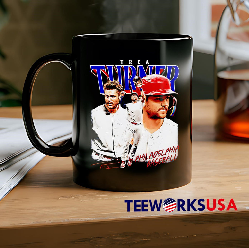 Trea Turner Philadelphia Vintage - Adult & Kids T-Shirts, Sweatshirts & Hoodies apparel design preview 2