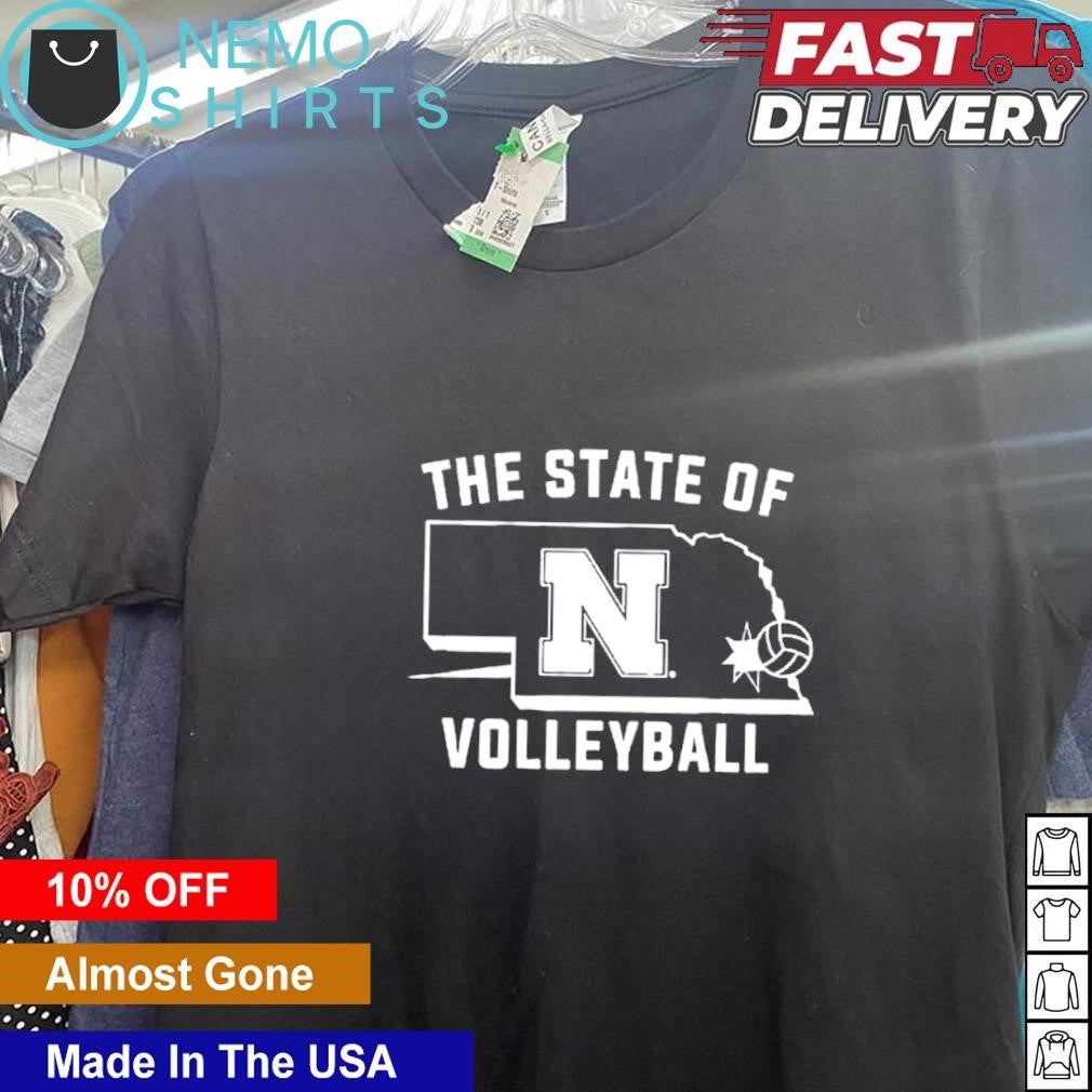Nebraska the state of volleyball - Adult & Kids T-Shirts, Sweatshirts & Hoodies apparel design preview 5